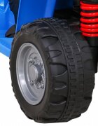 Honda Atv electric pentru copii 250X TRX 64x38x43 cm albastru 30W cu panou audio lumini scaun piele si pedala acceleratie