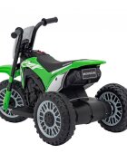 Honda Motocicleta electrica pentru copii CRF 450R 70x41x50 cm verde 30W cu sunete si panou audio