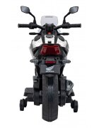 Honda Motocicleta electrica pentru copii NC750X alb 70W cu lumini sunete si panou audio 103x41x74 cm