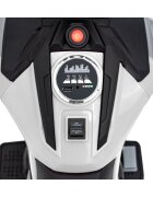Honda Motocicleta electrica pentru copii NC750X alb 70W cu lumini sunete si panou audio 103x41x74 cm
