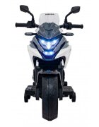 Honda Motocicleta electrica pentru copii NC750X alb 70W cu lumini sunete si panou audio 103x41x74 cm