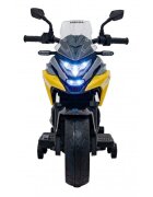 Honda Motocicleta electrica pentru copii NC750X galben 70W cu lumini sunete si panou audio 103x41x74 cm