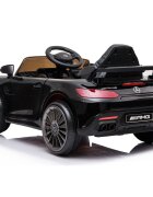 Hubners Masinuta electrica pentru copii Mercedes Benz AMG black 60W cu telecomanda roti Eva pornire la buton si deschidere usi