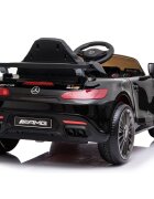 Hubners Masinuta electrica pentru copii Mercedes Benz AMG black 60W cu telecomanda roti Eva pornire la buton si deschidere usi