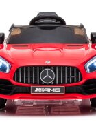 Hubners Masinuta electrica pentru copii Mercedes Benz AMG red 60W cu telecomanda roti Eva pornire la buton si deschidere usi