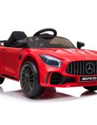 Hubners Masinuta electrica pentru copii Mercedes Benz AMG red 60W cu telecomanda roti Eva pornire la buton si deschidere usi