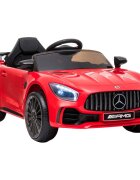 Hubners Masinuta electrica pentru copii Mercedes Benz AMG red 60W cu telecomanda roti Eva pornire la buton si deschidere usi