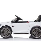 Hubners Masinuta electrica pentru copii Mercedes Benz AMG white 60W cu telecomanda roti Eva pornire la buton si deschidere usi