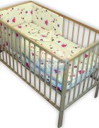 Hubners Lenjerie patut Kitty Floricele 4 piese crem