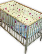 Hubners Lenjerie patut Kitty Floricele 5 piese crem