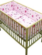 Hubners Lenjerie patut Kitty Floricele 5 piese roz