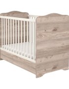 Hubners Patut copii din lemn cu sertar Sofia 120x60 cm crem nisip