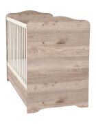 Hubners Patut copii din lemn cu sertar Sofia 120x60 cm crem nisip