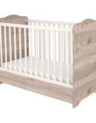 Hubners Patut copii din lemn cu sertar Sofia 120x60 cm crem nisip