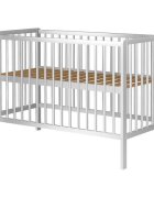 Hubners Patut copii din lemn Dominic 120x60 cm alb