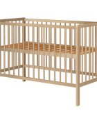 Hubners Patut copii din lemn Dominic 120x60 cm natur