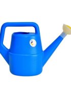 Huby Toys Stropitoare de jucarie pentru copii Blue cu maner si capat cu floricica dimensiune 25 x 9.5 x 17 cm