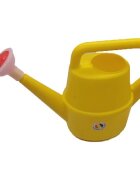 Huby Toys Stropitoare de jucarie pentru copii Yellow cu maner si capat cu floricica dimensiune 25 x 9.5 x 17 cm