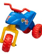 Huby Toys Tricicleta pentru copii Red Blue fara pedale actionata cu picioarele de la 18 luni dimensiune 66 x 27.6 x 48.5 cm