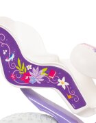 Huffy Bicicleta copii Disney Princess 24414W 14 inch roti ajutatoare si cosulet pentru copii cu varsta intre 4 si 6 ani sau cu inaltimea pana la 110 cm frana de mana pe ambele roti anvelope cu profil gros scaun reglabil