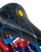 Huffy Bicicleta copii Spiderman 21804W 16 inch cu roti ajutatoare si sticluta de apa cu suport frana de mana pe ambele roti scaun si ghidon reglabile scut frontal anvelope cu profil gros