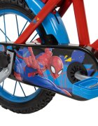 Huffy Bicicleta copii Spiderman 24944W 14 inch cu roti ajutatoare si sticluta de apa cu suport varsta 4-6 ani inaltimea 105-117 cm scaun si ghidon reglabile pe inaltime anvelope cu profil gros