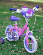 Huffy Bicicleta pentru copii 3-5 ani Princess 12 inch cu roti ajutatoare
