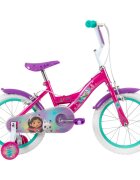 Huffy Bicicleta pentru copii 4-6 ani Gabbys Dollhouse 16 inch cu roti ajutatoare