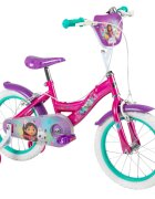 Huffy Bicicleta pentru copii 4-6 ani Gabbys Dollhouse 16 inch cu roti ajutatoare