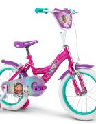 Huffy Bicicleta pentru copii 4-6 ani Gabbys Dollhouse 16 inch cu roti ajutatoare