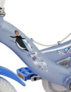Huffy Bicicleta pentru copii Frozen 14 inch cu roti ajutatoare claxon varsta 4-6 ani scaun si ghidon reglabile pe inaltime anvelope cu profil gros
