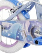 Huffy Bicicleta pentru copii Frozen 14 inch cu roti ajutatoare claxon varsta 4-6 ani scaun si ghidon reglabile pe inaltime anvelope cu profil gros