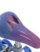 Huffy Bicicleta pentru copii Frozen 14 inch cu roti ajutatoare claxon varsta 4-6 ani scaun si ghidon reglabile pe inaltime anvelope cu profil gros