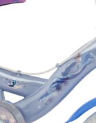 Huffy Bicicleta pentru copii Frozen 14 inch cu roti ajutatoare claxon varsta 4-6 ani scaun si ghidon reglabile pe inaltime anvelope cu profil gros