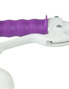 Huffy Bicicleta pentru copii Frozen II 16 inch cu roti ajutatoare si cosulet frana de mana pe ambele roti scaun si ghidon reglabile pe inaltime scaun pentru papusa in spate varsta 4-6 ani