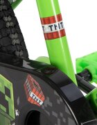 Huffy Bicicleta pentru copii Minecraft Green 16 inch cu roti ajutatoare luminoase