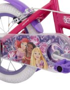 Huffy Bicicleta pentru copii Princess 14 inch cu roti ajutatoare claxon cosulet varsta 4-6 ani inaltimea 105-117 cm scaun si ghidon reglabile pe inaltime anvelope cu profil gros