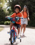 Huffy Bicicleta pentru copii Spiderman 16 inch cu roti ajutatoare