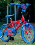 Huffy Bicicleta pentru copii Spiderman 16 inch cu roti ajutatoare