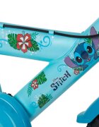 Huffy Bicicleta pentru copii Stitch 14 inch cu roti ajutatoare claxon varsta 4-6 ani scaun si ghidon reglabile pe inaltime anvelope cu profil gros