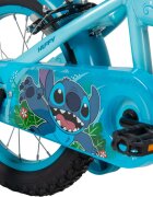 Huffy Bicicleta pentru copii Stitch 14 inch cu roti ajutatoare claxon varsta 4-6 ani scaun si ghidon reglabile pe inaltime anvelope cu profil gros