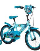 Huffy Bicicleta pentru copii Stitch 14 inch cu roti ajutatoare claxon varsta 4-6 ani scaun si ghidon reglabile pe inaltime anvelope cu profil gros