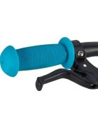 Huffy Bicicleta pentru copii Stitch 16 inch cu roti ajutatoare claxon frana de mana pe ambele roti scaun si ghidon reglabile scut frontal anvelope cu profil gros