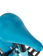 Huffy Bicicleta pentru copii Stitch 16 inch cu roti ajutatoare claxon frana de mana pe ambele roti scaun si ghidon reglabile scut frontal anvelope cu profil gros