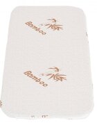 Hugzzz Saltea pentru patut bebelusi Mini Bamboo 815x485x45 cm din spuma poliuretanicaHusa cu fibre de bambusdetasabila cu fermoar si lavabilaIdeala pentru patuturi Co-sleeper
