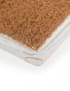 Hugzzz Saltea pentru patut copii Air Memory 120x60x11cm cu din spuma poliuretanica de inalta densitateStrat din spuma cu memorie 2cmFibre Cocos si Husa moale detasabila cu fibre de bambusRecomandata de la nastere
