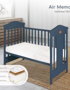 Hugzzz Saltea pentru patut copii Air Memory 120x60x11cm cu din spuma poliuretanica de inalta densitateStrat din spuma cu memorie 2cmFibre Cocos si Husa moale detasabila cu fibre de bambusRecomandata de la nastere