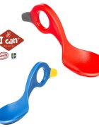 I CAN Set 2 lingurite cu multiple modalitati de prindere redblue