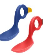 I CAN Set 2 lingurite cu multiple modalitati de prindere redblue