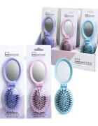IDC Institute Set 24 bucati perie pliabila cu oglinda pastel 18301RB